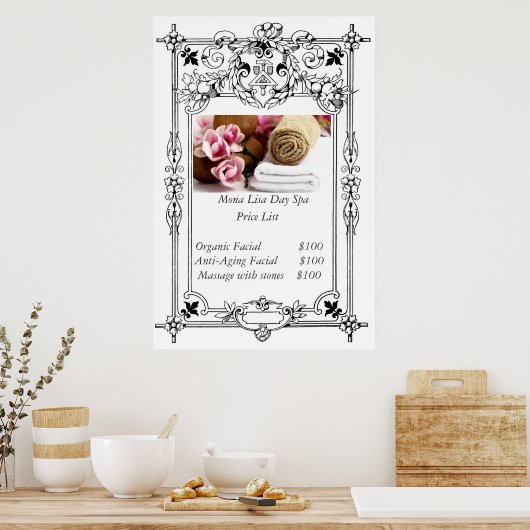 スパ ポスター (キッチン)