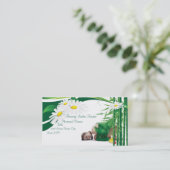 スパ、マッサージの美容院の名刺 名刺 (スタンド正面)