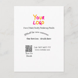 スパ・マッサージサロン 割引オファーサービスのお問い合わせ ポストカード