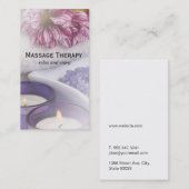 スパ | マッサージセラピー 名刺 (正面/裏面)
