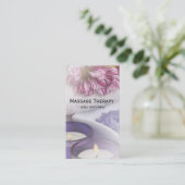 スパ | マッサージセラピー 名刺 (スタンド正面)