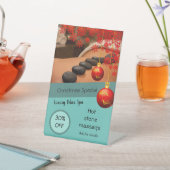 スパ·マッサージ·ディスカウント·ビジネス·クリスマス·プラン 台座サイン (インサイチュ)