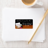 スパ/マッサージ/ペディキュアサロンシーンブラック/カラー ラベル (インサイチュ)