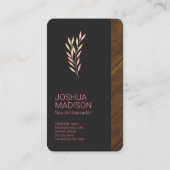 スパ |モノグラム |医学ホリスティック剤 名刺 (裏面)