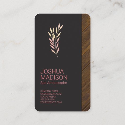 スパ | モノグラム 名刺 (裏面)