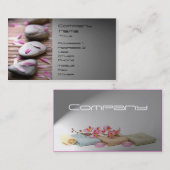 スパ、健康 名刺 (正面/裏面)