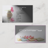 スパ、健康 名刺 (正面/裏面)