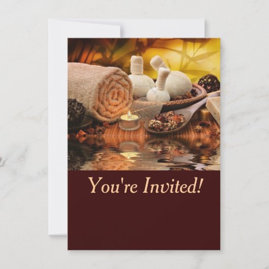 スパ 招待状 (正面)