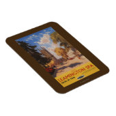 スパ、王室の通りビュー英国鉄道ポスター マグネット (右側)