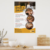 スパ、美しいサロン、ウェルネスセンター ポスター (キッチン)