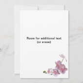 スパ&美しいリゾートフライヤーカスタムアナウンス 案内状 (裏面)