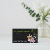 スパ&美しいリゾート名刺 予約カード (スタンド正面)