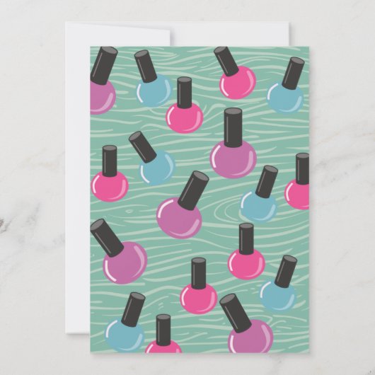 スパ-D-Ity誕生日招待状カード (裏面)