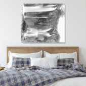 スピアフィッシュの下に立つ滝写真 キャンバスプリント (インサイチュ (寝室))