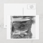 スピアフィッシュの下に立つ滝写真 ポストカード (正面/裏面)