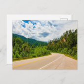 スピアフィッシュキャニオン風光明媚なbyway，サウスダコタ ポストカード (正面/裏面)