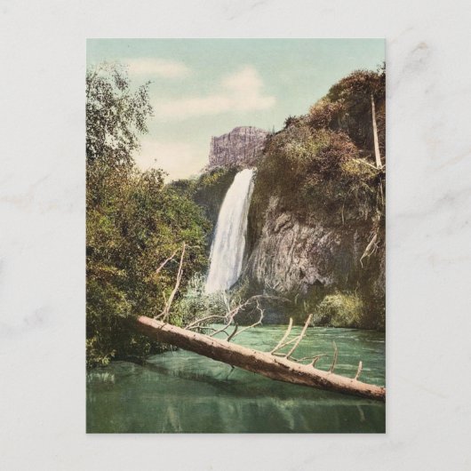 スピアフィッシュ秋、サウスダコタ州レアフォトクロム ポストカード (正面)