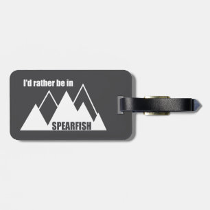 スピアフィッシュ+サウスダコタ+山で過ごしたい ラゲッジタグ