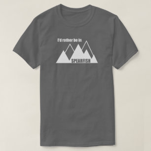スピアフィッシュ+サウスダコタ+山で過ごしたい Tシャツ