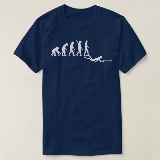 スピアフィッシングの進化 Tシャツ (デザイン正面)