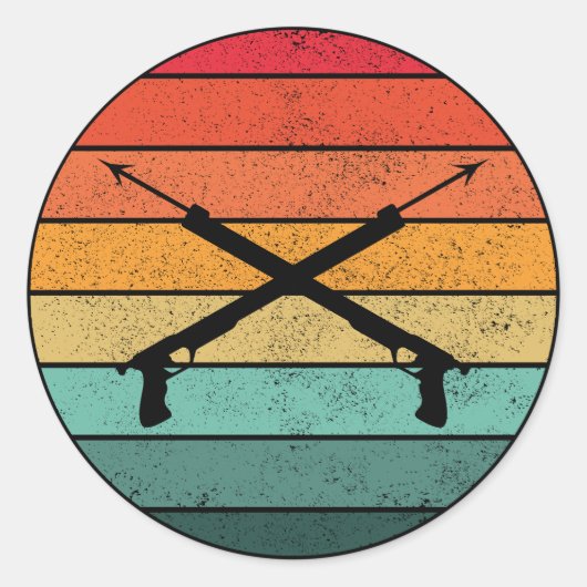 スピアフィッシングスピアフィッシャー深いシー魚釣り ラウンドシール (正面)