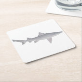 スピアースウザメ スクエアペーパーコースター (アングル)