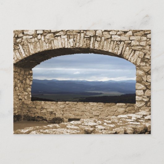 スピス城最大の中央ヨーロッパ風の城 ポストカード (正面)