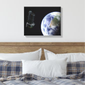 スピッツァーは打ち上げ直後に地球を出発 キャンバスプリント (インサイチュ (寝室))