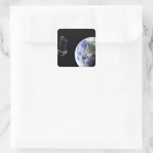 スピッツァーは打ち上げ直後に地球を出発 スクエアシール (バッグ)