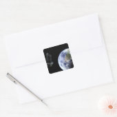 スピッツァーは打ち上げ直後に地球を出発 スクエアシール (封筒)