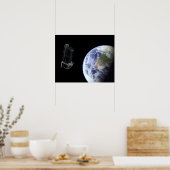 スピッツァーは打ち上げ直後に地球を出発 ポスター (キッチン)