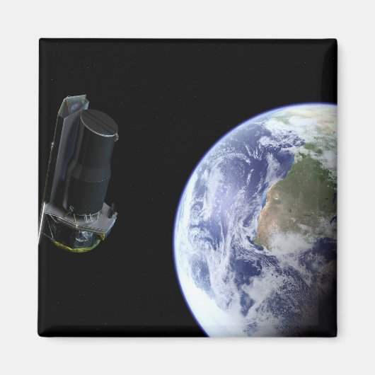 スピッツァーは打ち上げ直後に地球を出発 マグネット (正面)