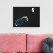 スピッツァーは高利得アンテナを指している キャンバスプリント (インサイチュ (リビング))