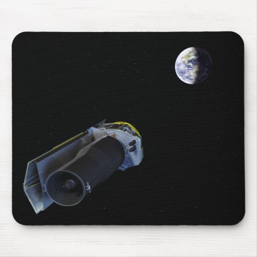 スピッツァーは高利得アンテナを指している マウスパッド (正面)