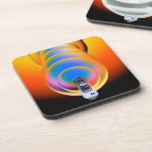 スピッツァー宇宙望遠鏡ポスター。 コースター (左側)