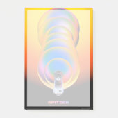 スピッツァー宇宙望遠鏡ポスター。 ポストイット (正面)