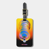 スピッツァー宇宙望遠鏡ポスター。 ラゲッジタグ (正面縦)