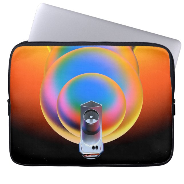 スピッツァー宇宙望遠鏡ポスター。 ラップトップスリーブ (正面)