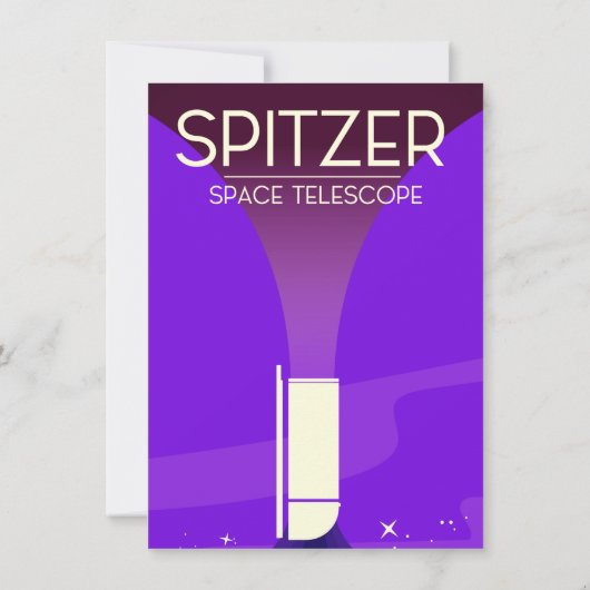 スピッツァー宇宙望遠鏡 招待状 (裏面)