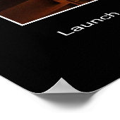 スピッツァー赤外線宇宙望遠鏡の発射 ポスター (角)