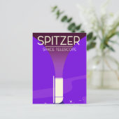 スピッツア宇宙望遠鏡 ポストカード (スタンド正面)