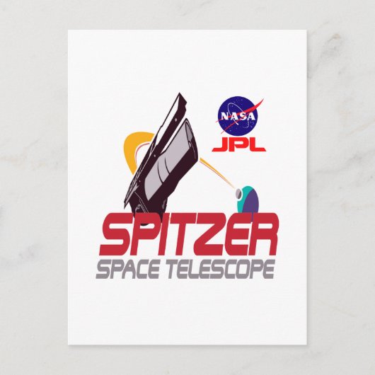 スピッツア宇宙望遠鏡 ポストカード (正面)