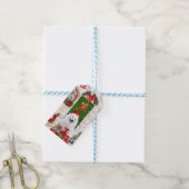 スピッツドッグクリスマス ギフトタグ (より糸付き)