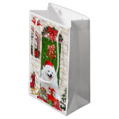 スピッツドッグクリスマス スモールペーパーバッグ (正面アングル)