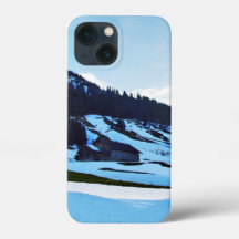 スピッツリの丘の木と針葉樹の森林