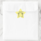 スピットバルブスターステッカーを使用 星シール (バッグ)