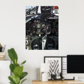 スピットファイアのコックピット ポスター (ホームオフィス)