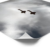 スピットファイアシルエット フォトプリント            (角)