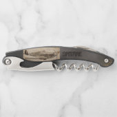 スピットファイアデザインコルクスクリュ/ボトルオープナー ソムリエナイフ (正面)