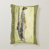 スピットファイアフライトクッション アクセントクッション (裏面(縦))